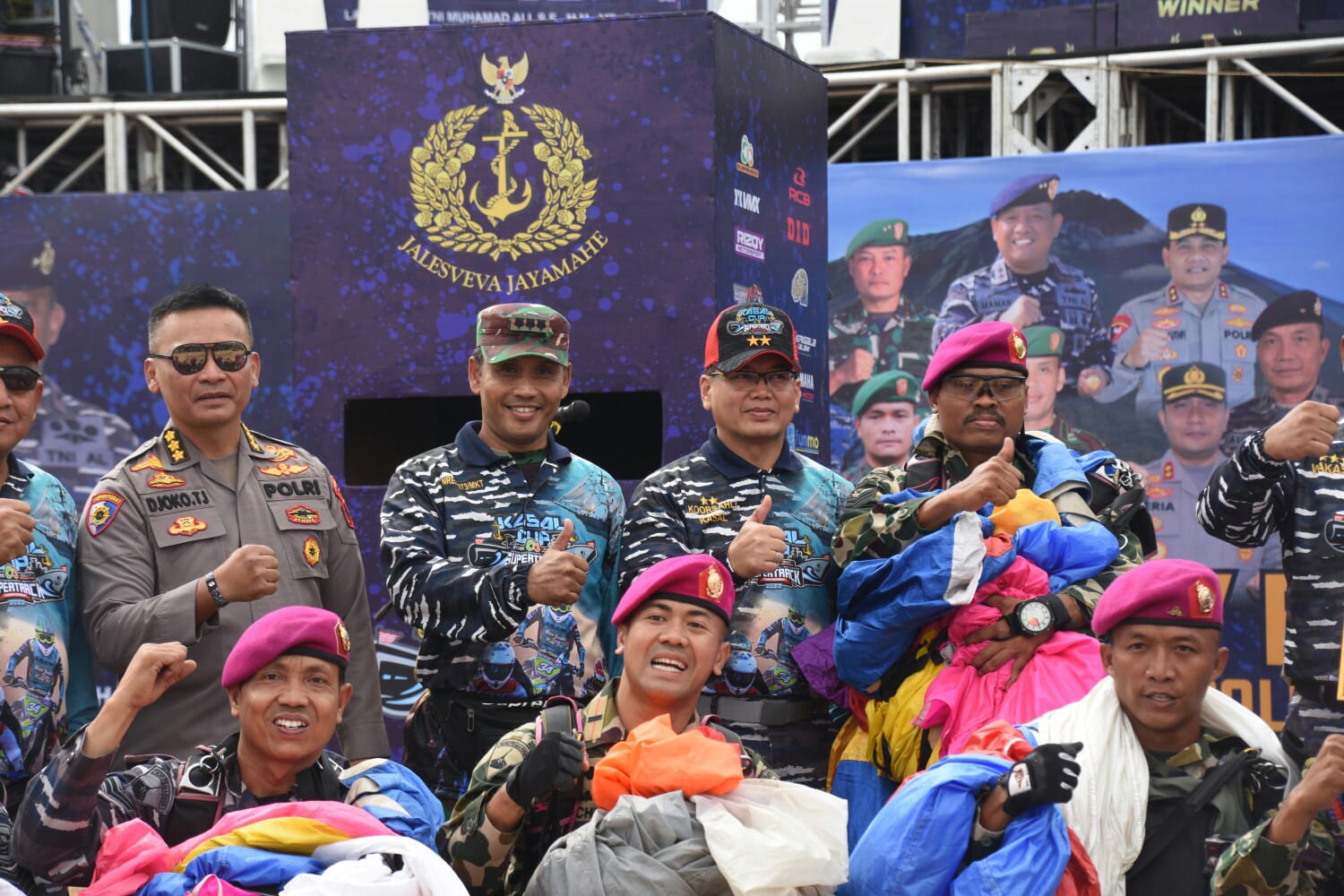 TNI AL Gelar Kejurnas Grasstrack Junior Motocross Supertrack Championship Kasal Cup 2023